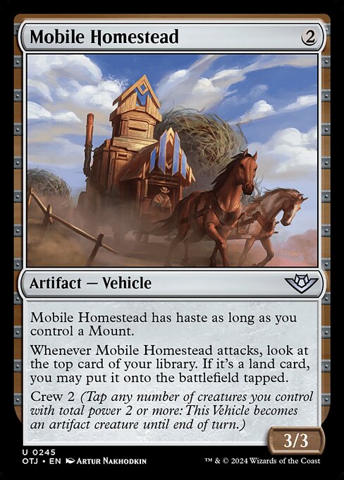 Outlaws of Thunder Junction - 245 - Mobile Homestead - Uncommon