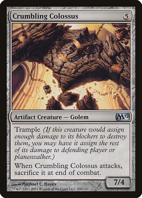 Magic 2012 - 204 - Crumbling Colossus - Uncommon