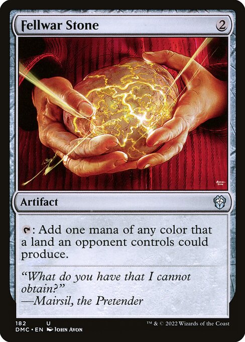 Dominaria United Commander - 182 - Fellwar Stone - Uncommon