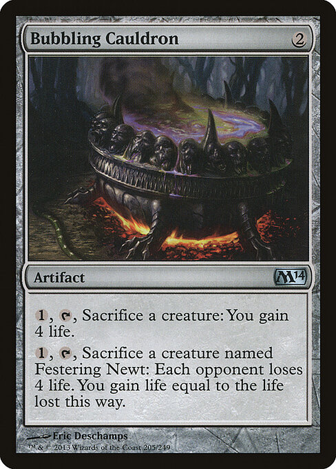 Magic 2014 - 205 - Bubbling Cauldron - Uncommon