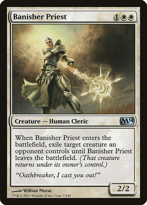 Magic 2014 - 7 - Banisher Priest - Uncommon