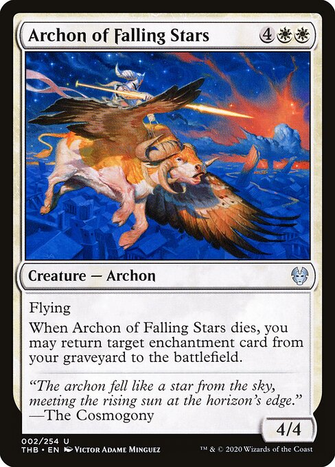 Theros Beyond Death - 2 - Archon of Falling Stars - Uncommon