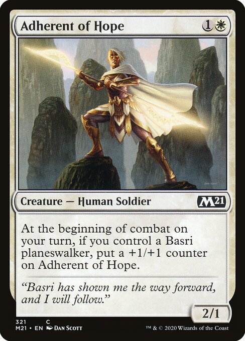 Core Set 2021 - 321 - Adherent of Hope - Common