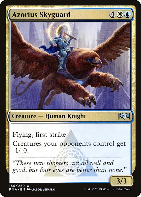 Ravnica Allegiance - 155 - Azorius Skyguard - Uncommon