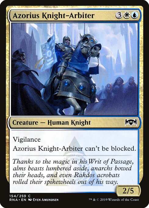 Ravnica Allegiance - 154 - Azorius Knight-Arbiter - Common
