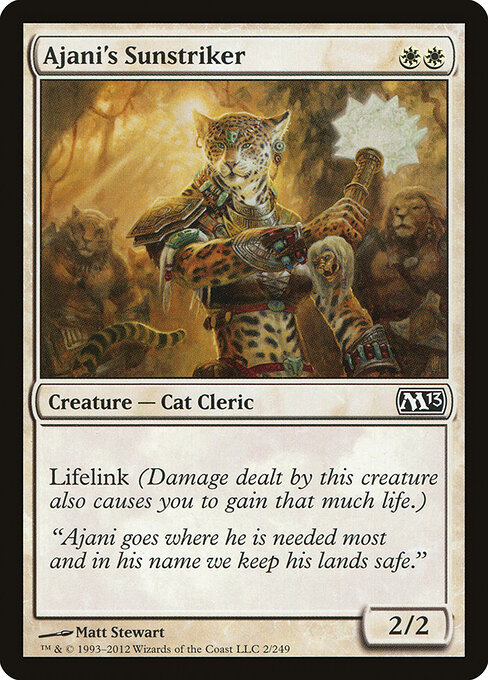 Magic 2013 - 2 - Ajani's Sunstriker - Common
