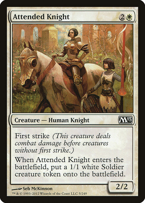 Magic 2013 - 5 - Attended Knight - Common