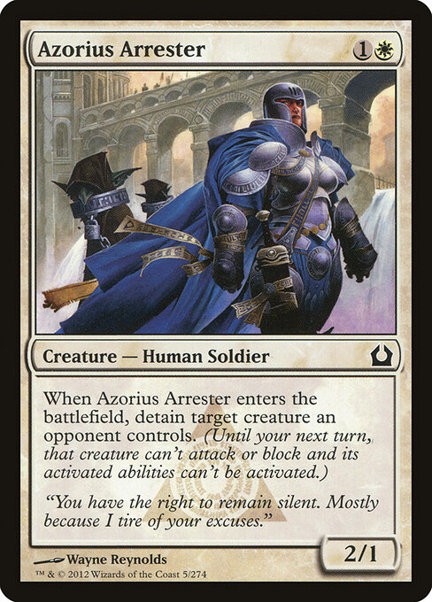 Return to Ravnica - 5 - Azorius Arrester - Common