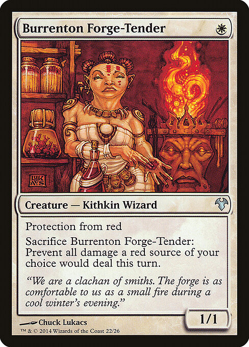 Modern Event Deck 2014 - 22 - Burrenton Forge-Tender - Uncommon