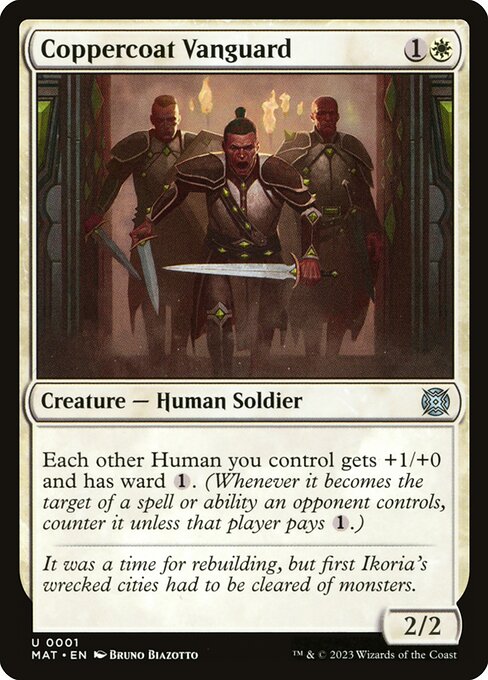 March of the Machine: The Aftermath - 1 - Coppercoat Vanguard - Uncommon