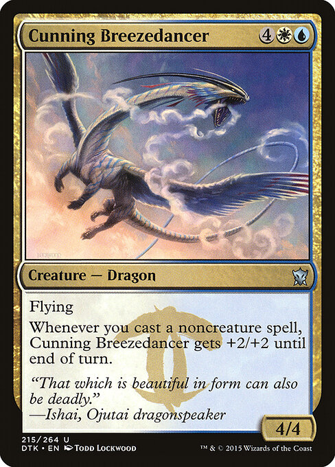 Dragons of Tarkir - 215 - Cunning Breezedancer - Uncommon