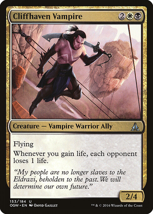Oath of the Gatewatch - 153 - Cliffhaven Vampire - Uncommon