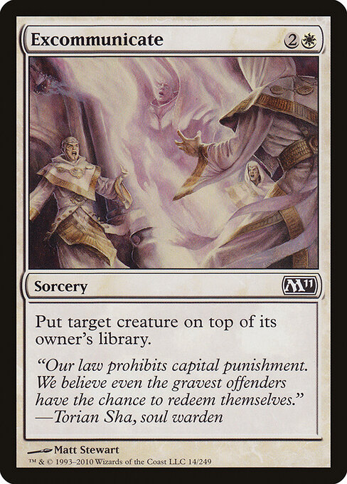 Magic 2011 - 14 - Excommunicate - Common