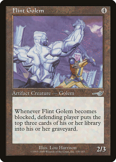 Nemesis - 130 - Flint Golem - Uncommon