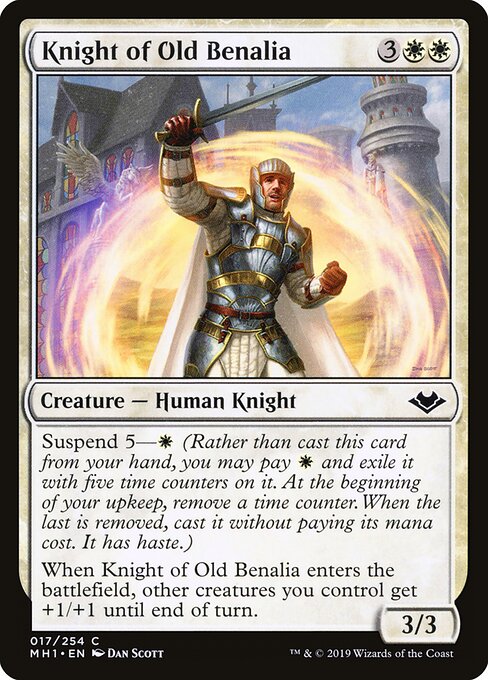 Modern Horizons - 17 - Knight of Old Benalia - Common