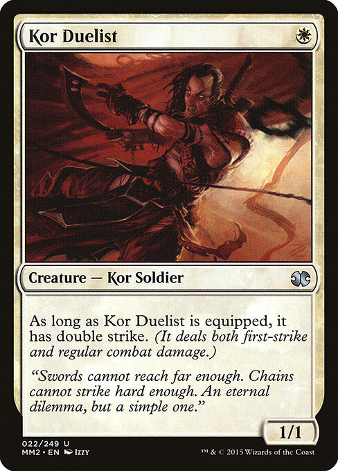 Modern Masters 2015 - 22 - Kor Duelist - Uncommon