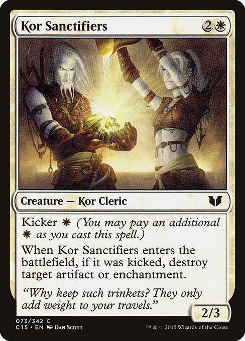 Commander 2015 - 73 - Kor Sanctifiers - Common