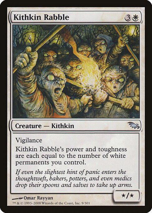 Shadowmoor - 9 - Kithkin Rabble - Uncommon