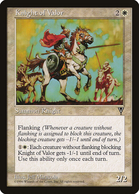 Visions - 11 - Knight of Valor - Common