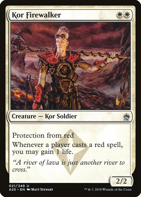 Masters 25 - 21 - Kor Firewalker - Uncommon
