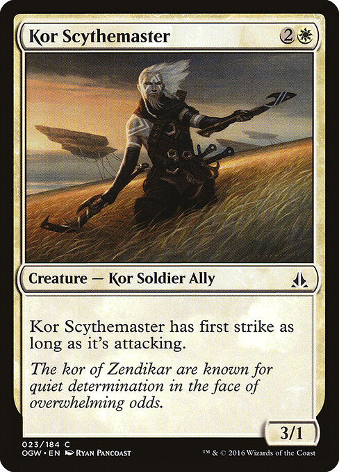Oath of the Gatewatch - 23 - Kor Scythemaster - Common