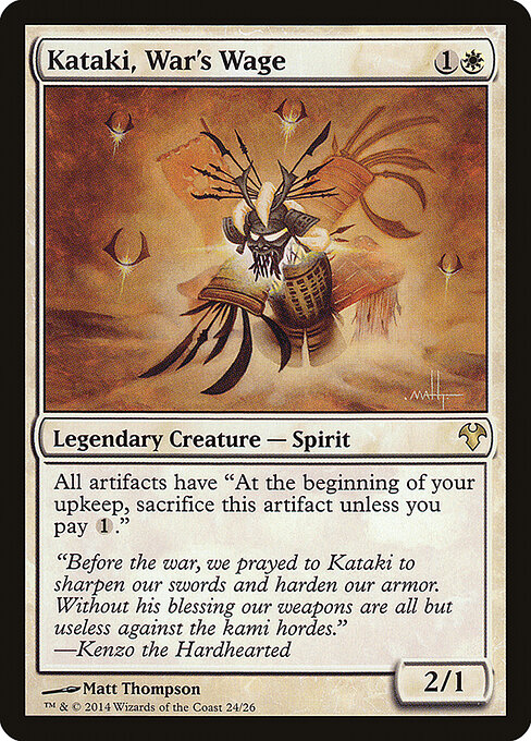 Modern Event Deck 2014 - 24 - Kataki, War's Wage - Rare