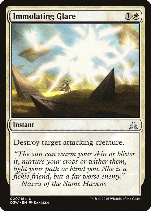 Oath of the Gatewatch - 20 - Immolating Glare - Uncommon
