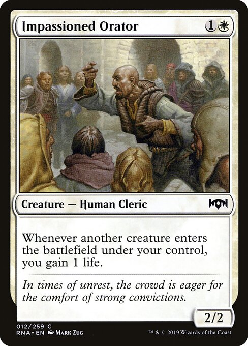 Ravnica Allegiance - 12 - Impassioned Orator - Common