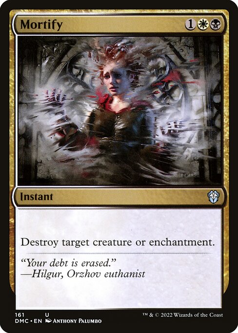 Dominaria United Commander - 161 - Mortify - Uncommon
