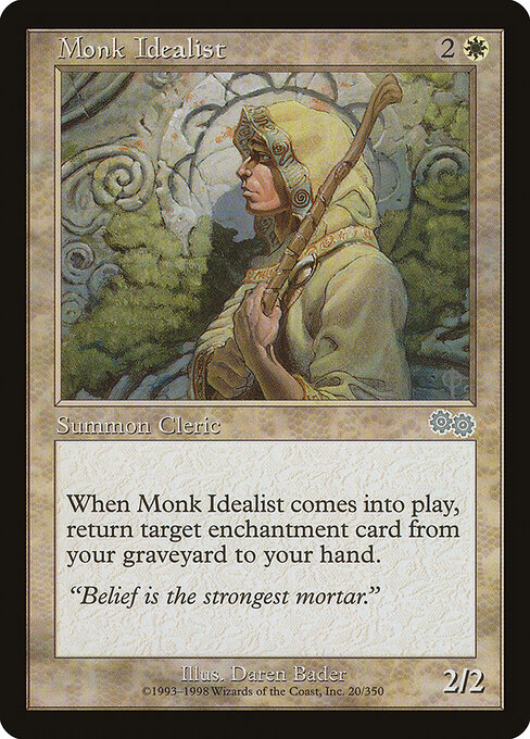 Urza's Saga - 20 - Monk Idealist - Uncommon