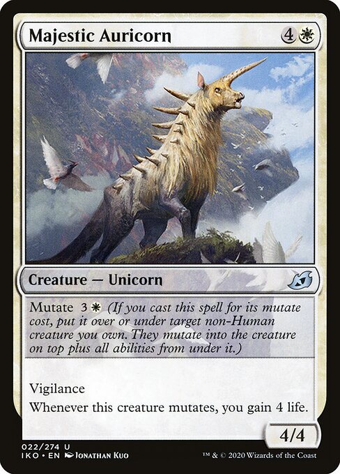 Ikoria: Lair of Behemoths - 22 - Majestic Auricorn - Uncommon