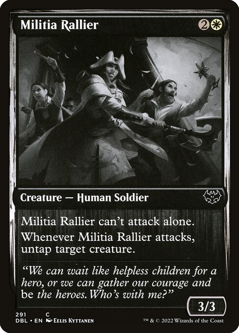 Innistrad: Double Feature - 291 - Militia Rallier - Common