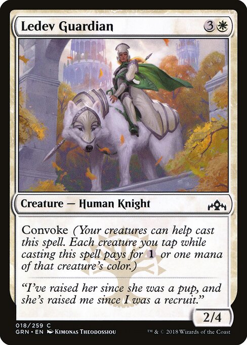 Guilds of Ravnica - 18 - Ledev Guardian - Common