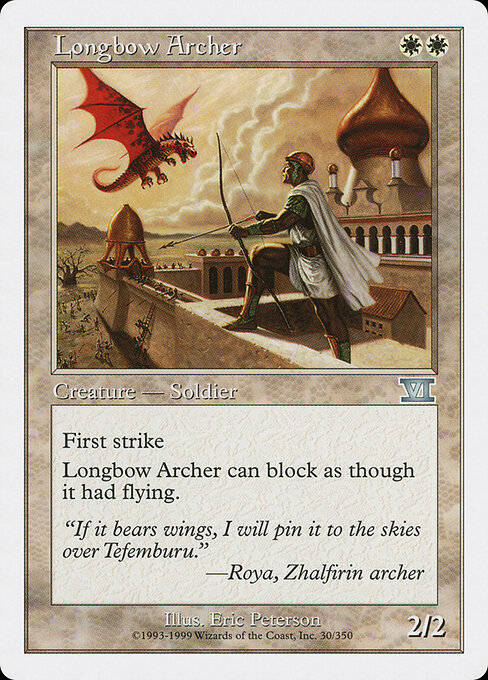Classic Sixth Edition - 30 - Longbow Archer - Uncommon