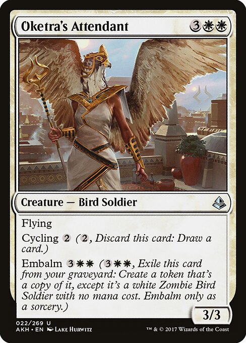 Amonkhet - 22 - Oketra's Attendant - Uncommon