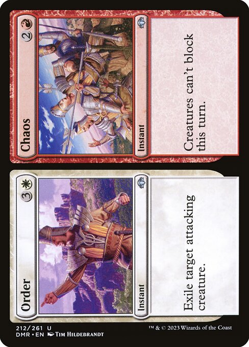 Dominaria Remastered - 212 - Order // Chaos - Uncommon