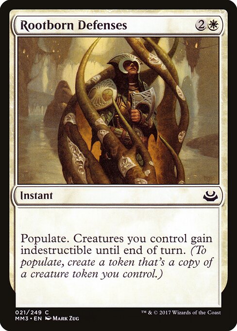 Modern Masters 2017 - 21 - Rootborn Defenses - Common