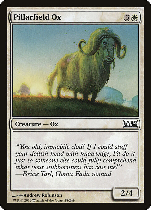 Magic 2014 - 28 - Pillarfield Ox - Common