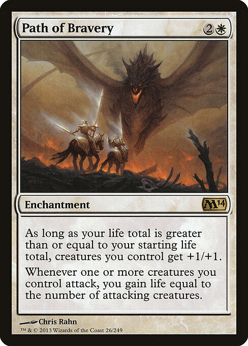 Magic 2014 - 26 - Path of Bravery - Rare