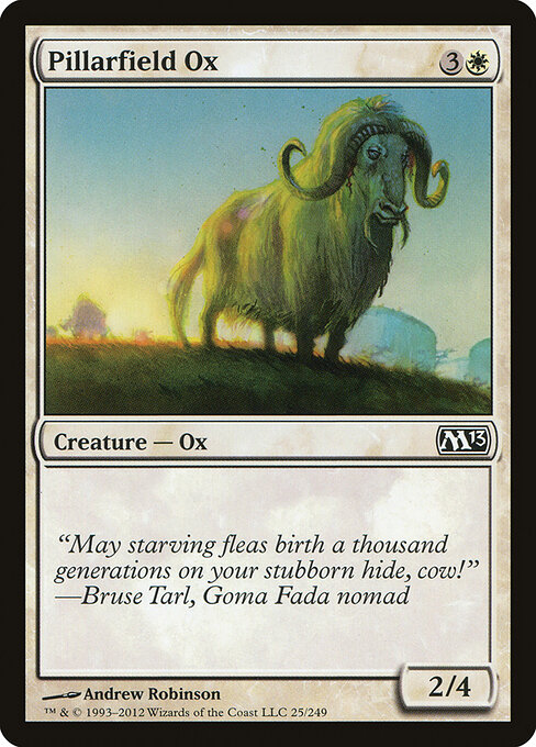 Magic 2013 - 25 - Pillarfield Ox - Common