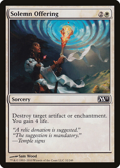 Magic 2011 - 32 - Solemn Offering - Common