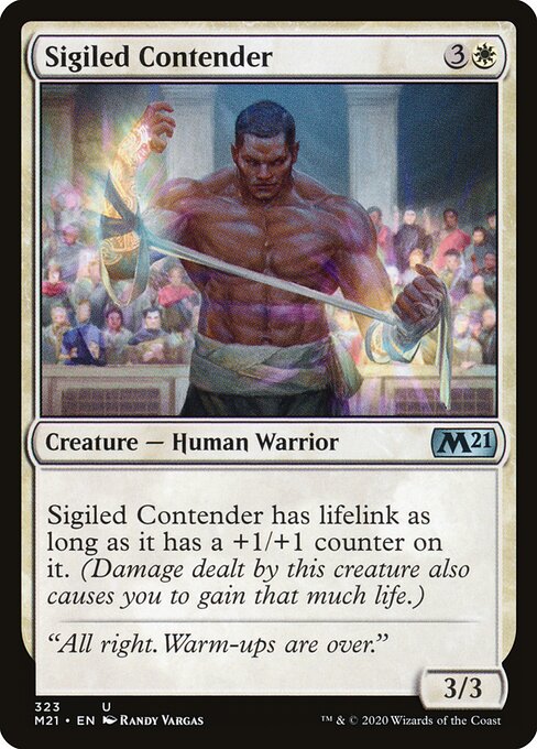 Core Set 2021 - 323 - Sigiled Contender - Uncommon