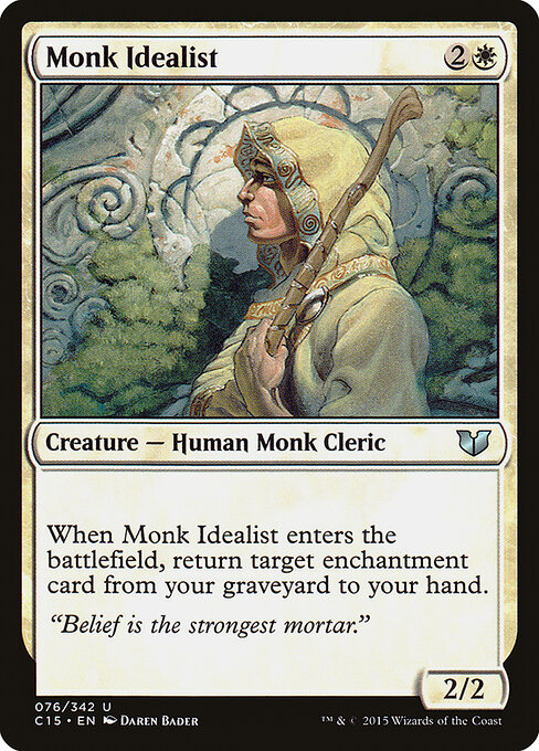 Commander 2015 - 76 - Monk Idealist - Uncommon
