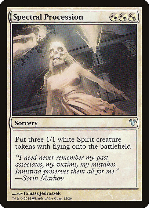 Modern Event Deck 2014 - 12 - Spectral Procession - Uncommon