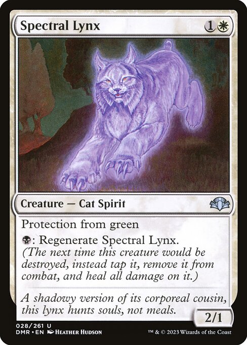 Dominaria Remastered - 28 - Spectral Lynx - Uncommon