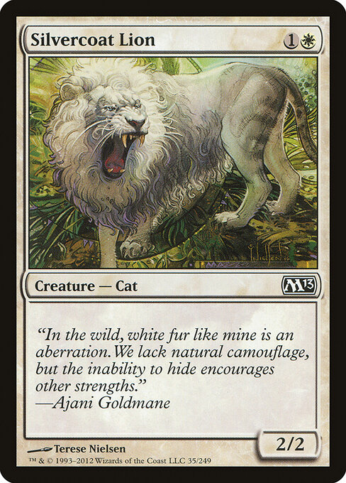 Magic 2013 - 35 - Silvercoat Lion - Common