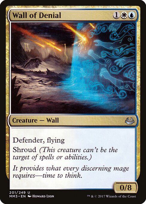 Modern Masters 2017 - 201 - Wall of Denial - Uncommon