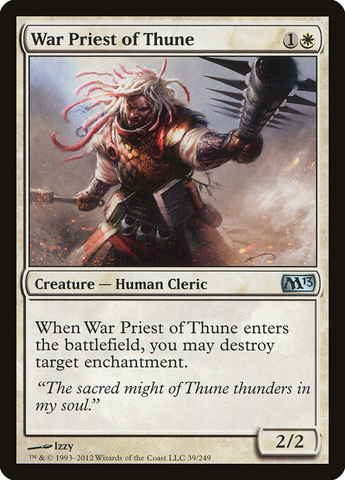 Magic 2013 - 39 - War Priest of Thune - Uncommon