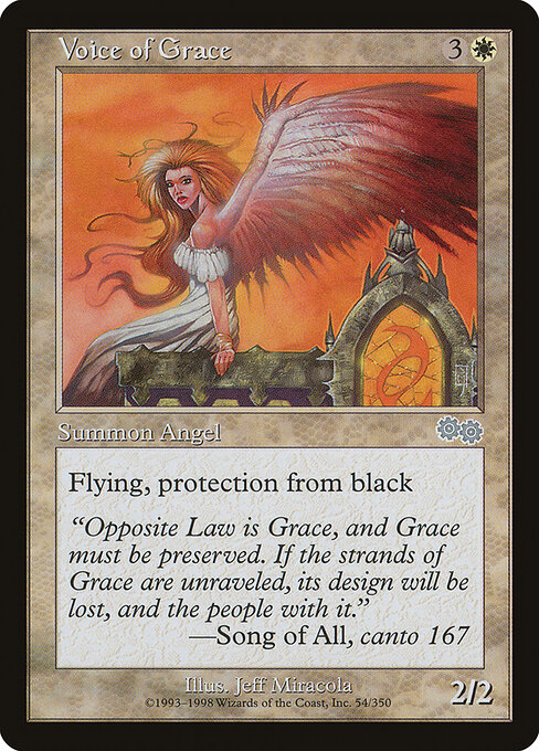 Urza's Saga - 54 - Voice of Grace - Uncommon
