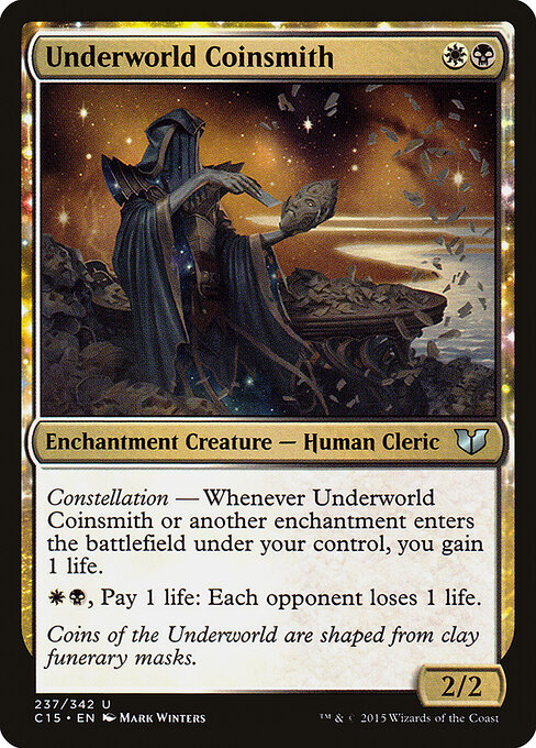 Commander 2015 - 237 - Underworld Coinsmith - Uncommon